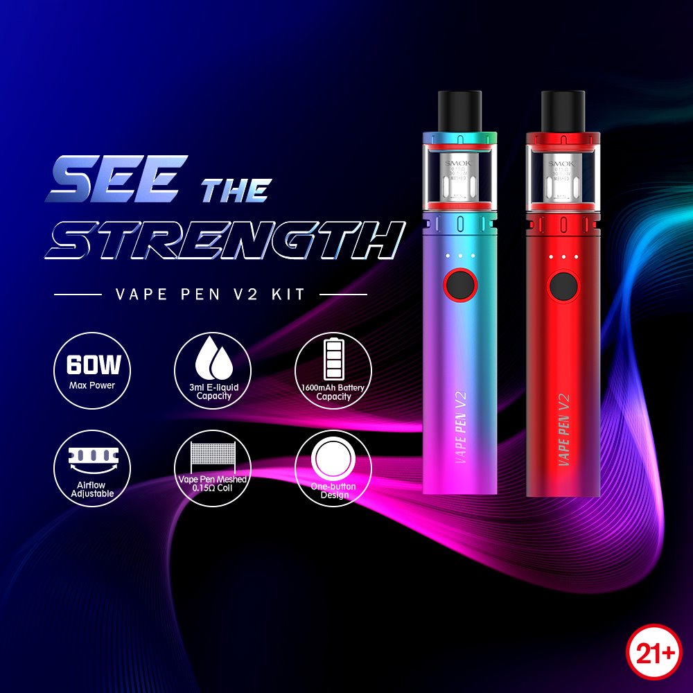 SMOK Vape Pen V2 Kit  SkyDumi e-cigarettes and liquids